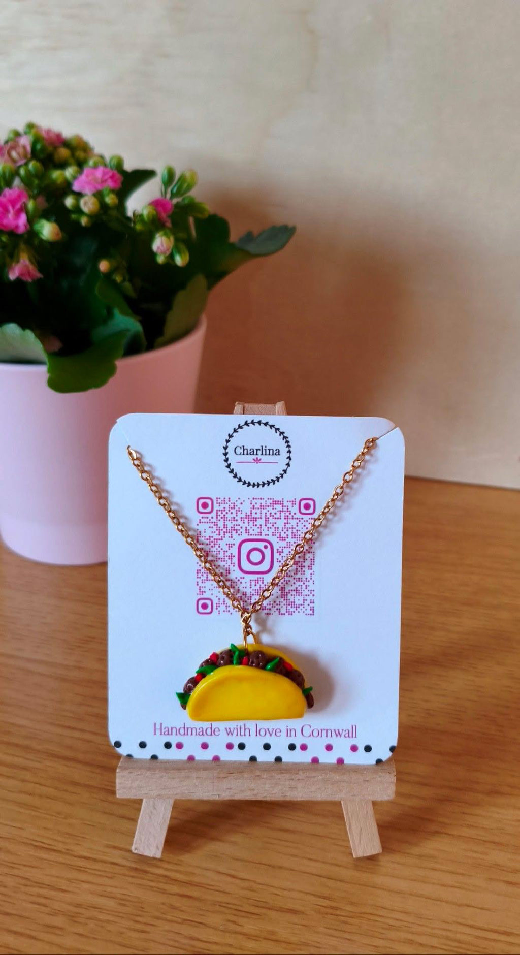 Taco Necklace