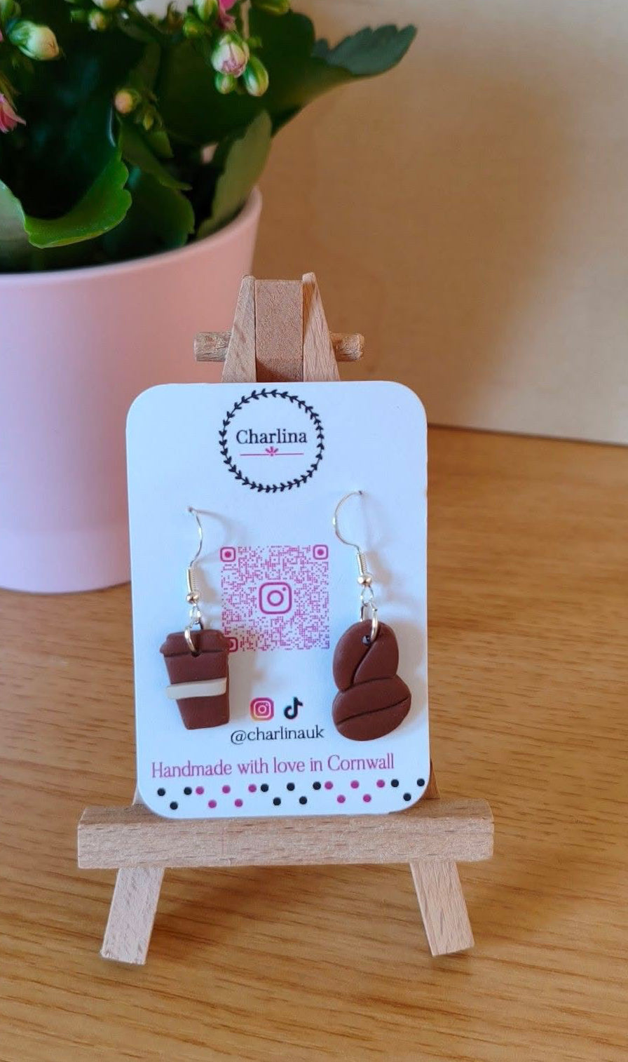 Coffee Earrings