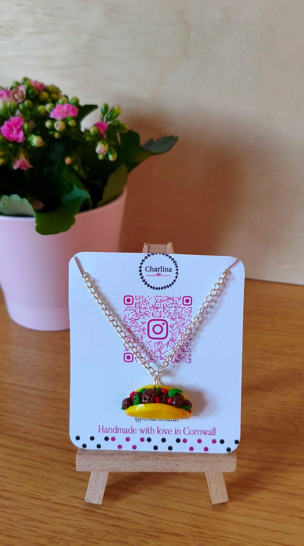 Taco Necklace