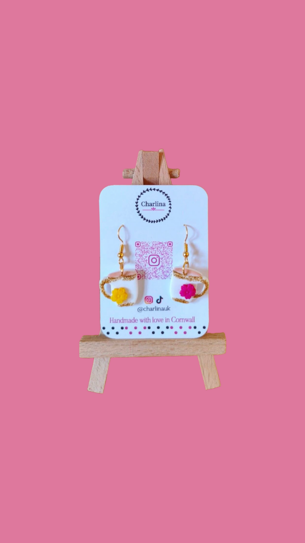 Tea earrings