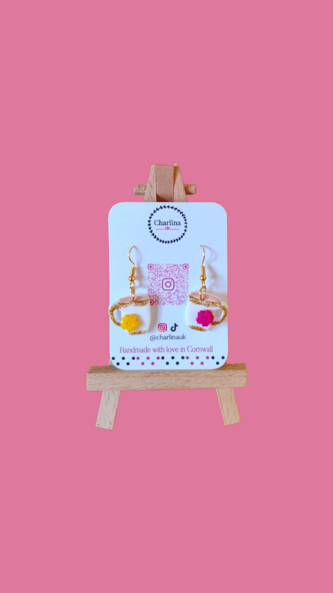 Tea earrings