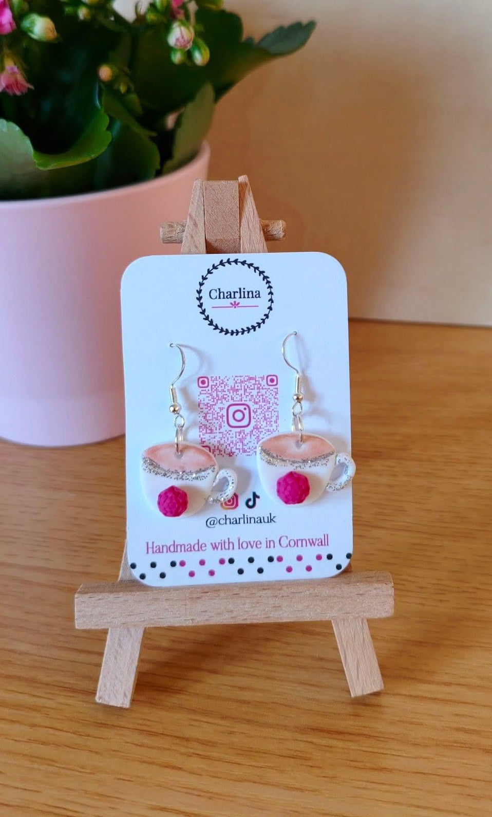 Tea earrings