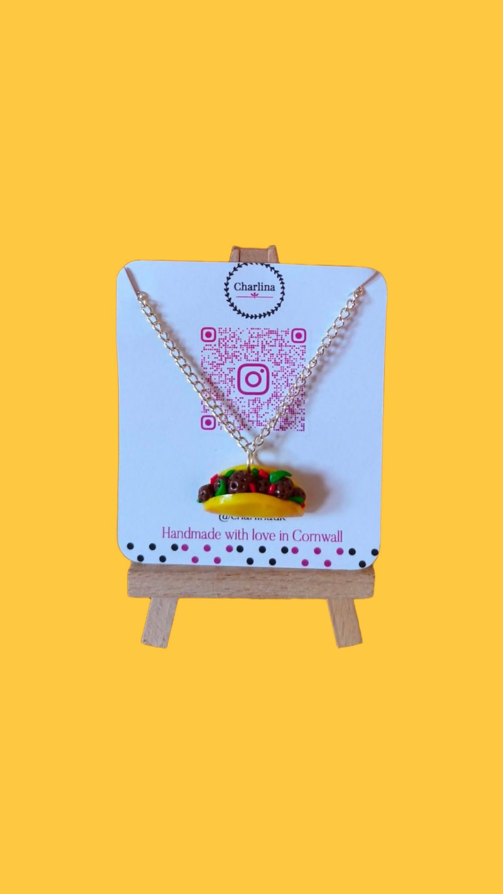 Taco Necklace
