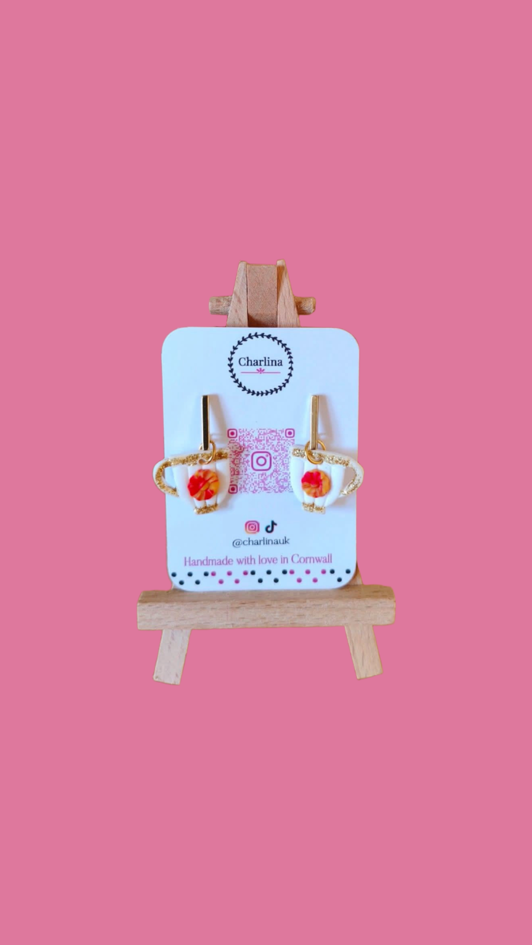 Tea earrings