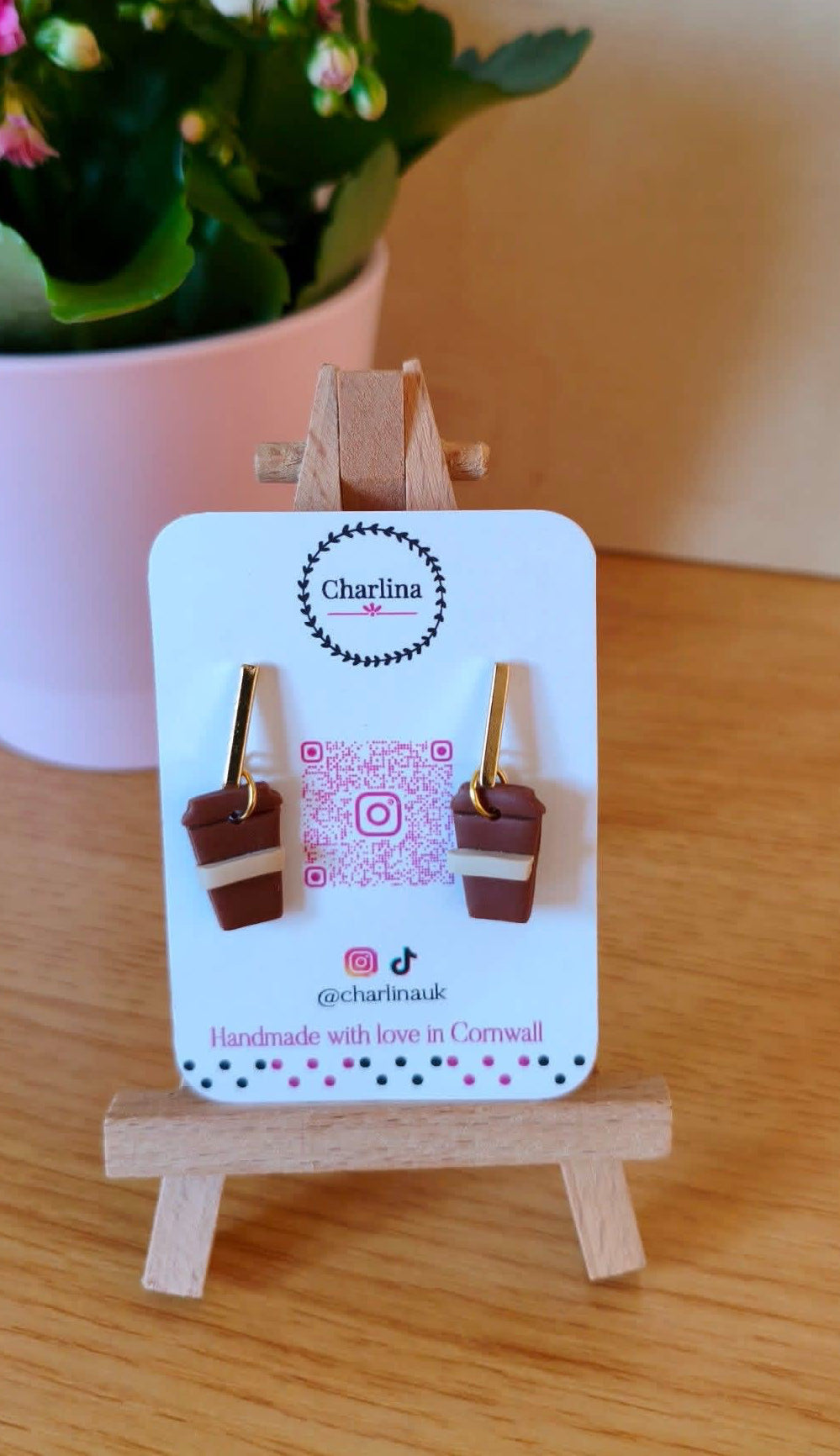 Coffee Earrings