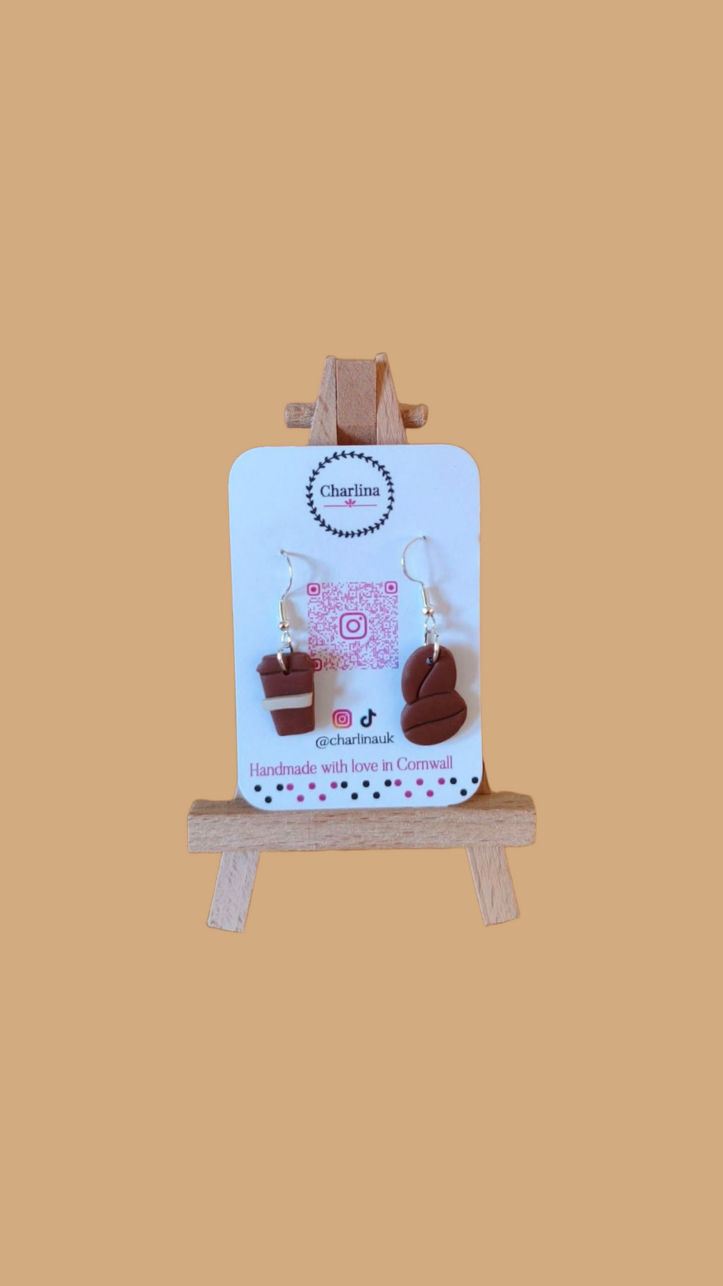 Coffee Earrings