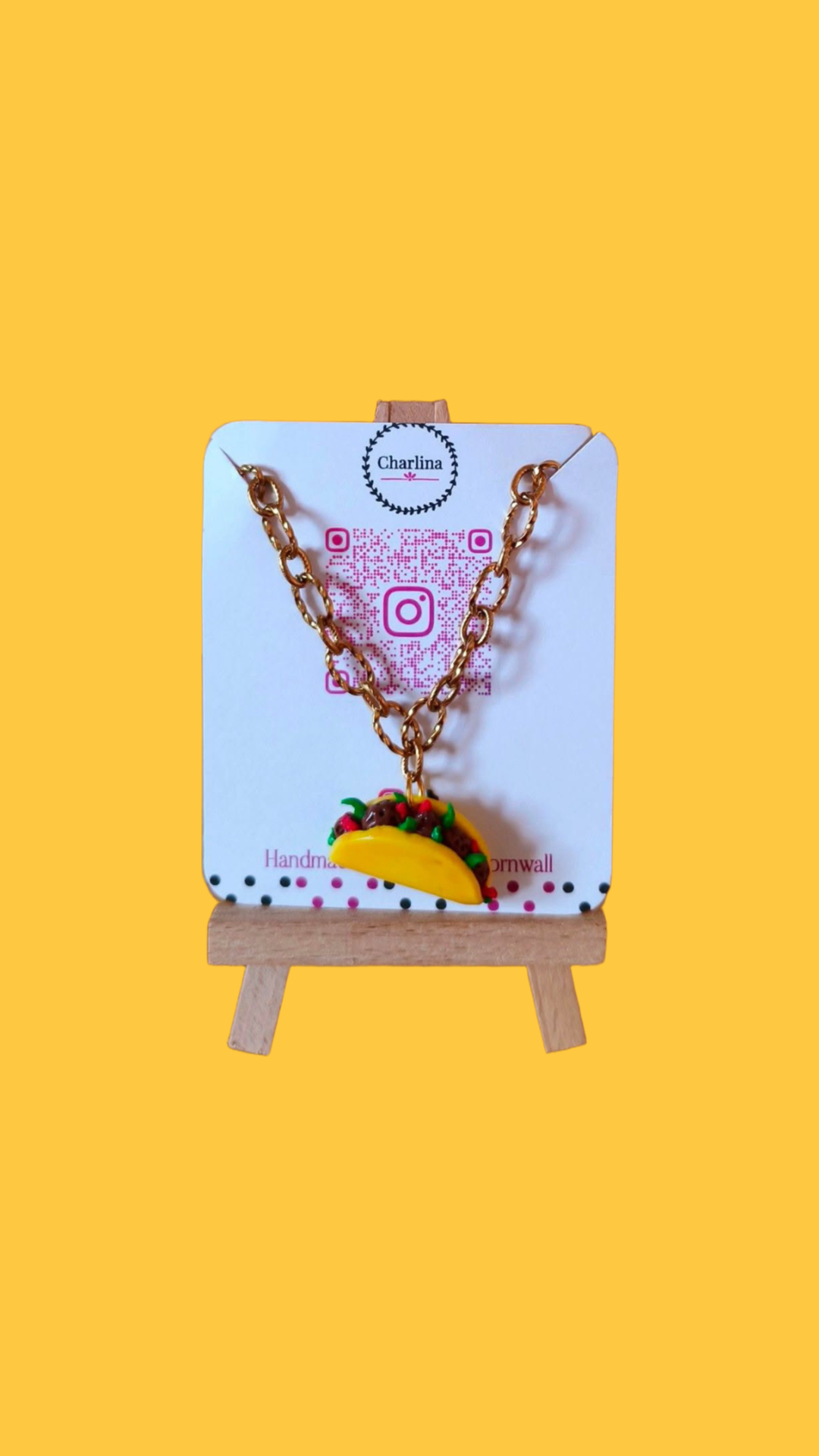 Taco Necklace