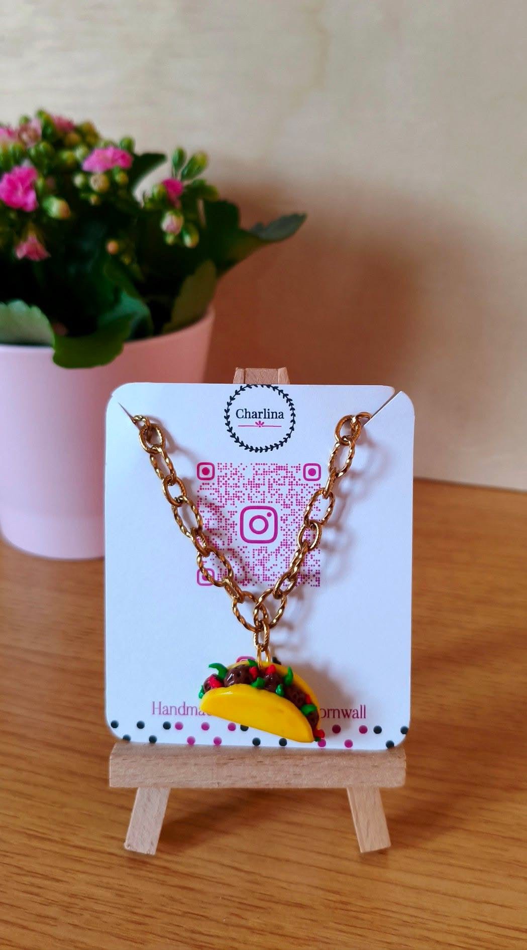 Taco Necklace