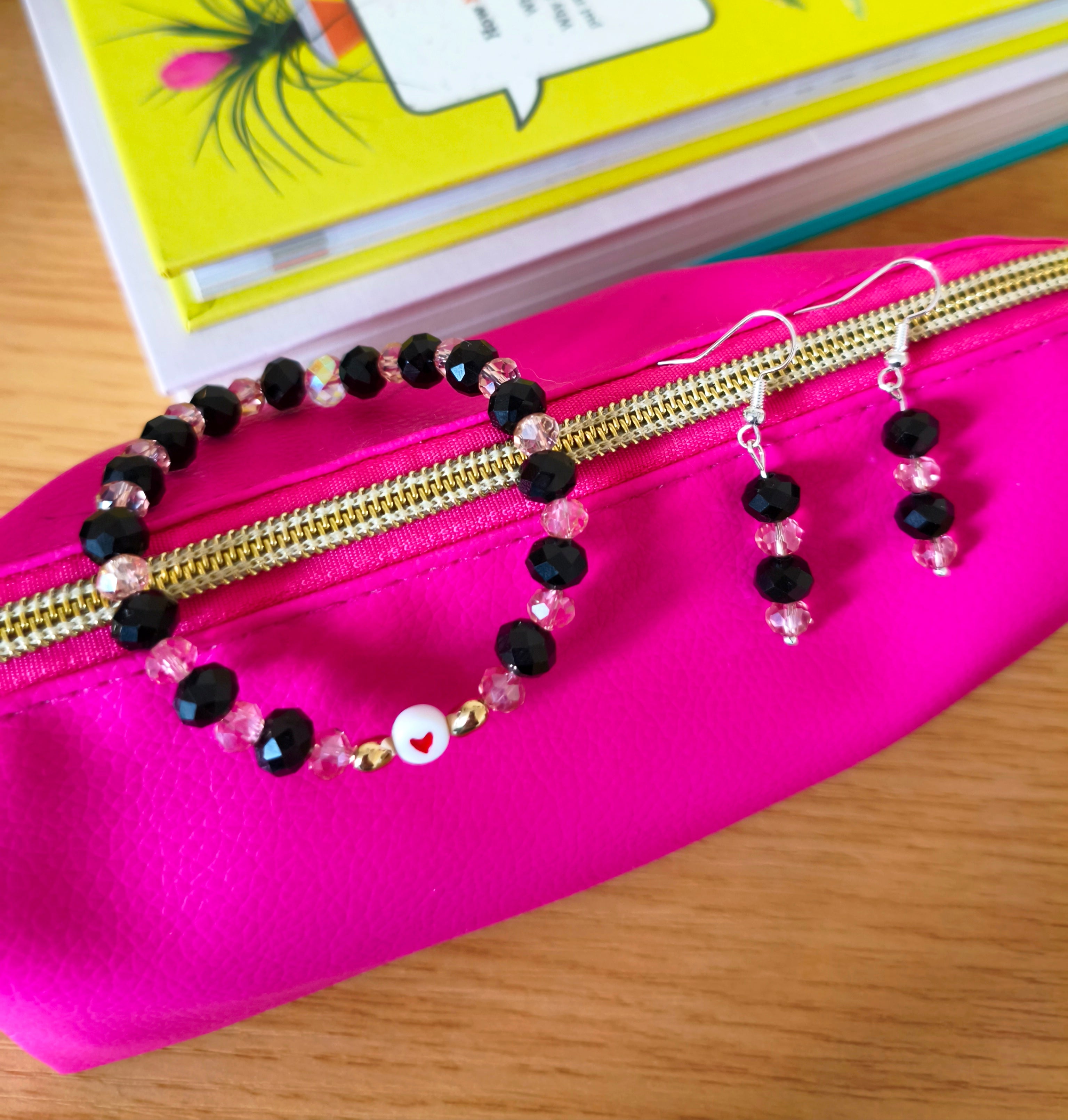 🎁Mother's Day set-Pink-Black🩷