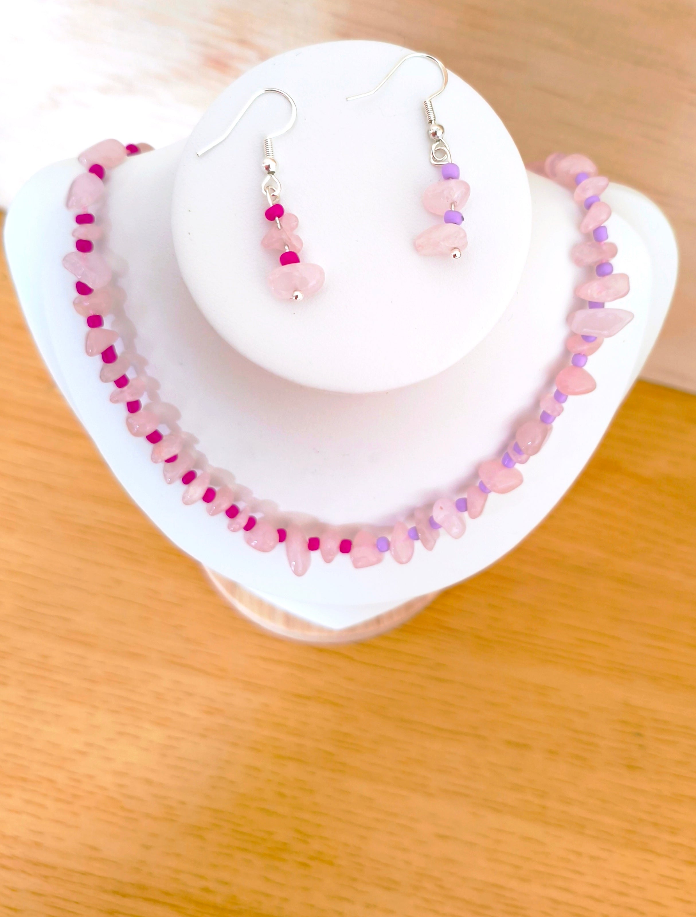 🩷Necklace and earring Set💜