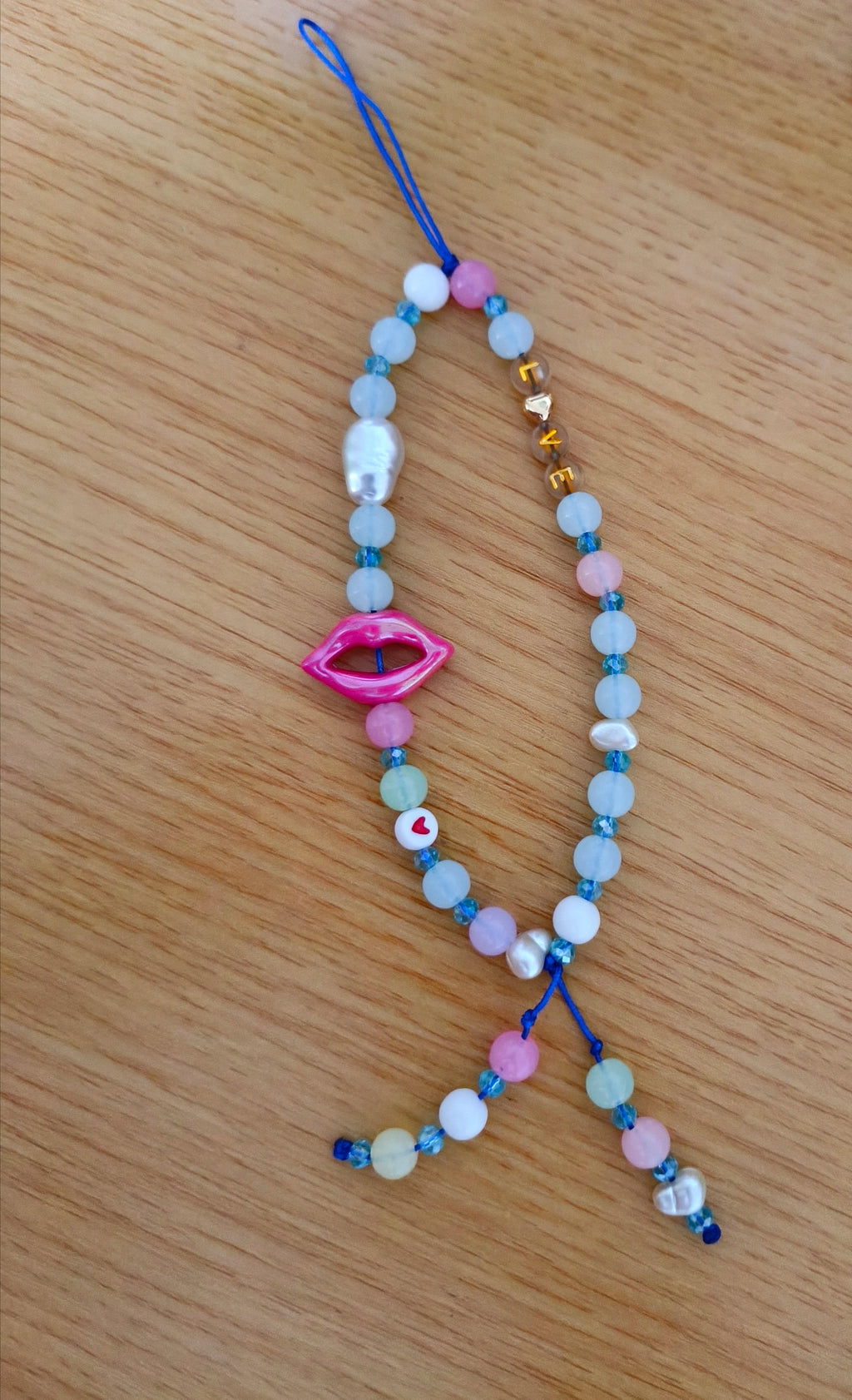 📿Blue- Accessory for your phone or handbag🩷