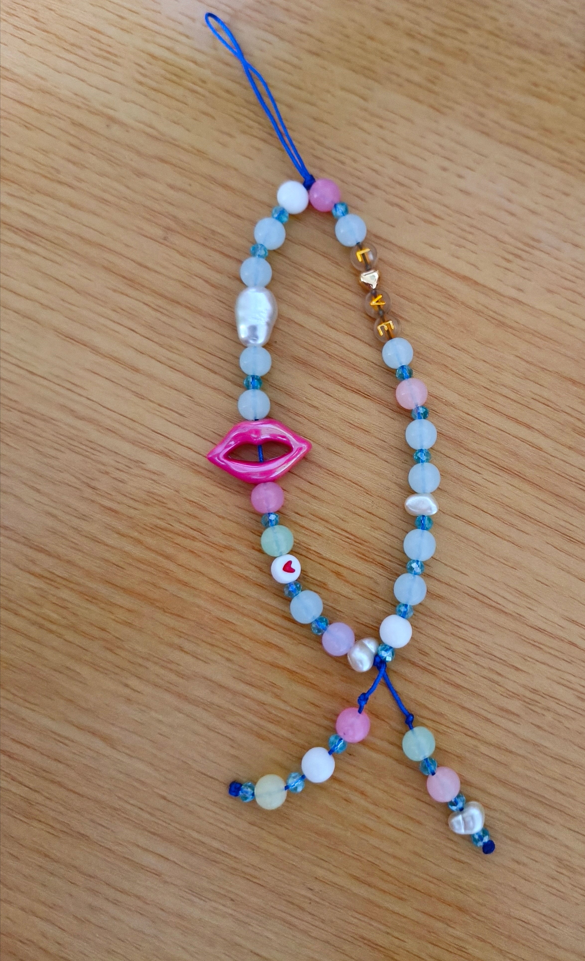 📿Blue- Accessory for your phone or handbag🩷