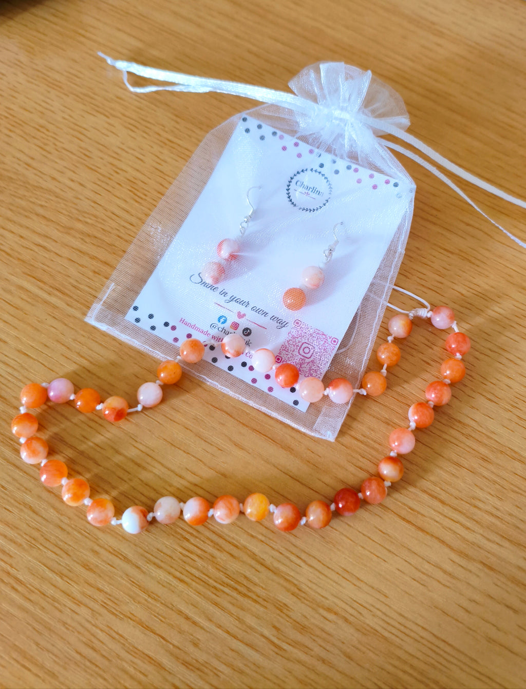🧡Necklace and earring Set🧡