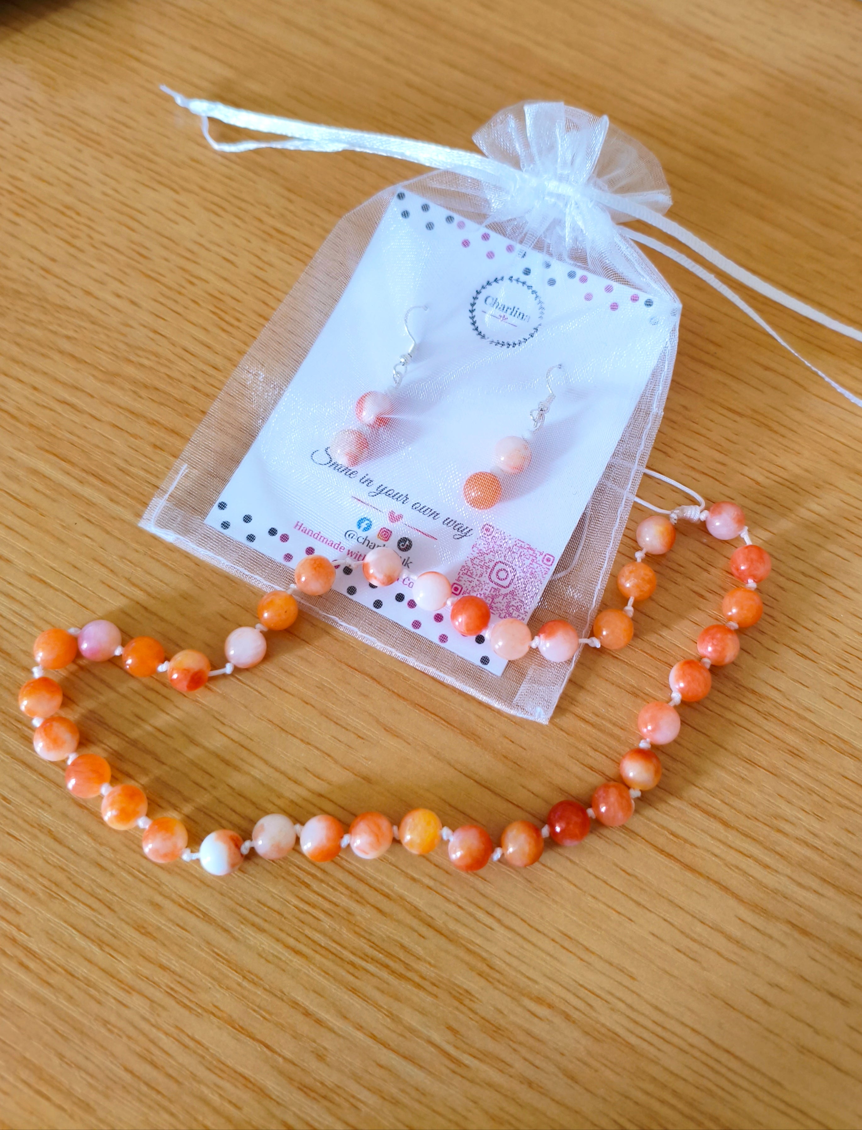 🧡Necklace and earring Set🧡