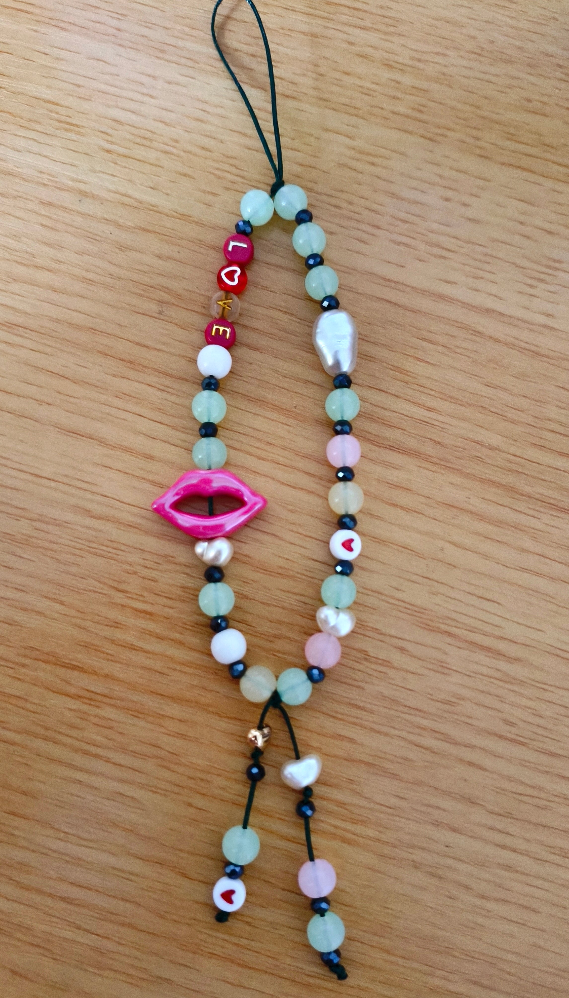 📿Green- Accessory for your phone or handbag🩷