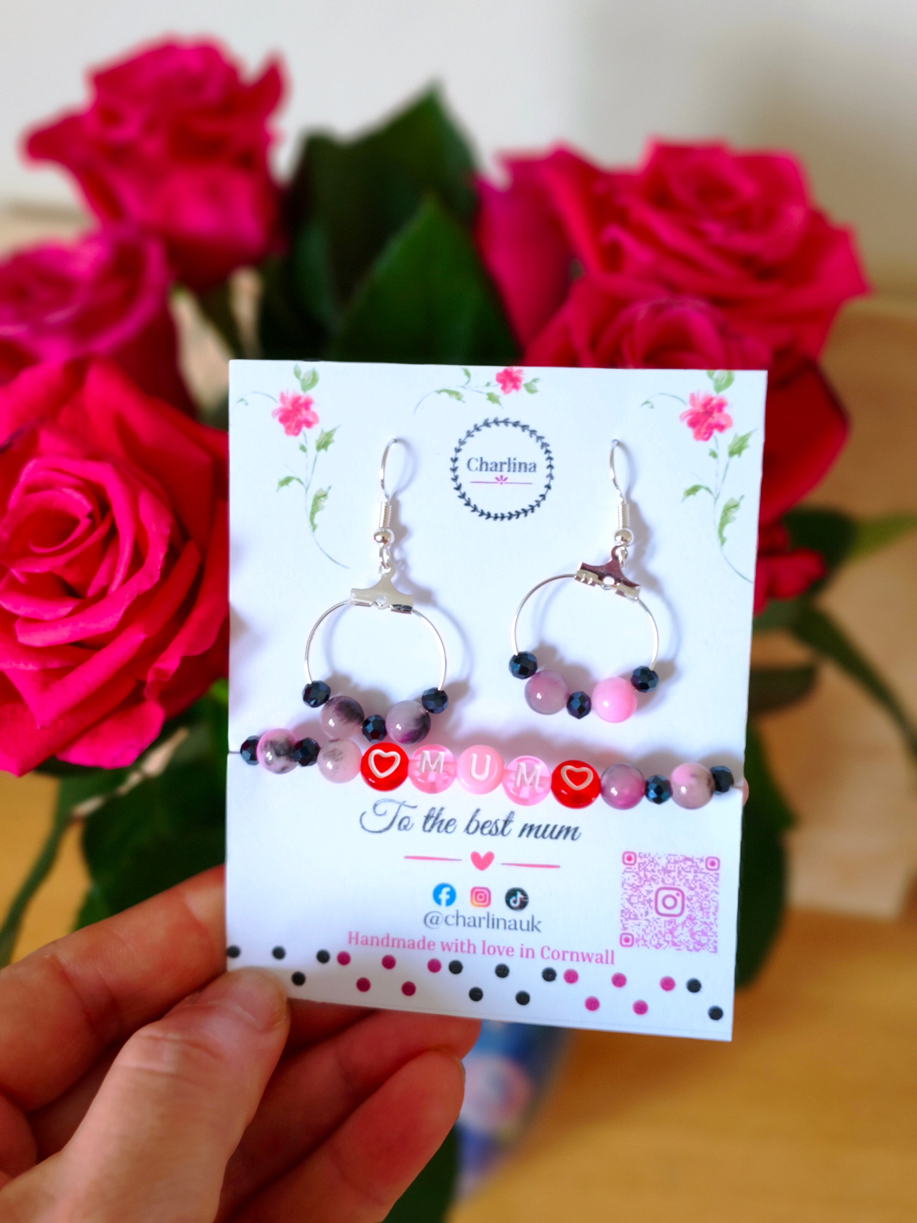 🎁Mother's Day set-Pink-Black🩷