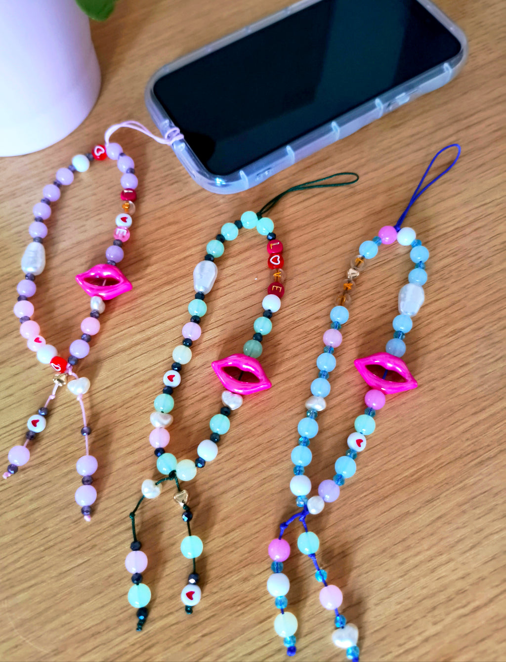 📿Blue- Accessory for your phone or handbag🩷