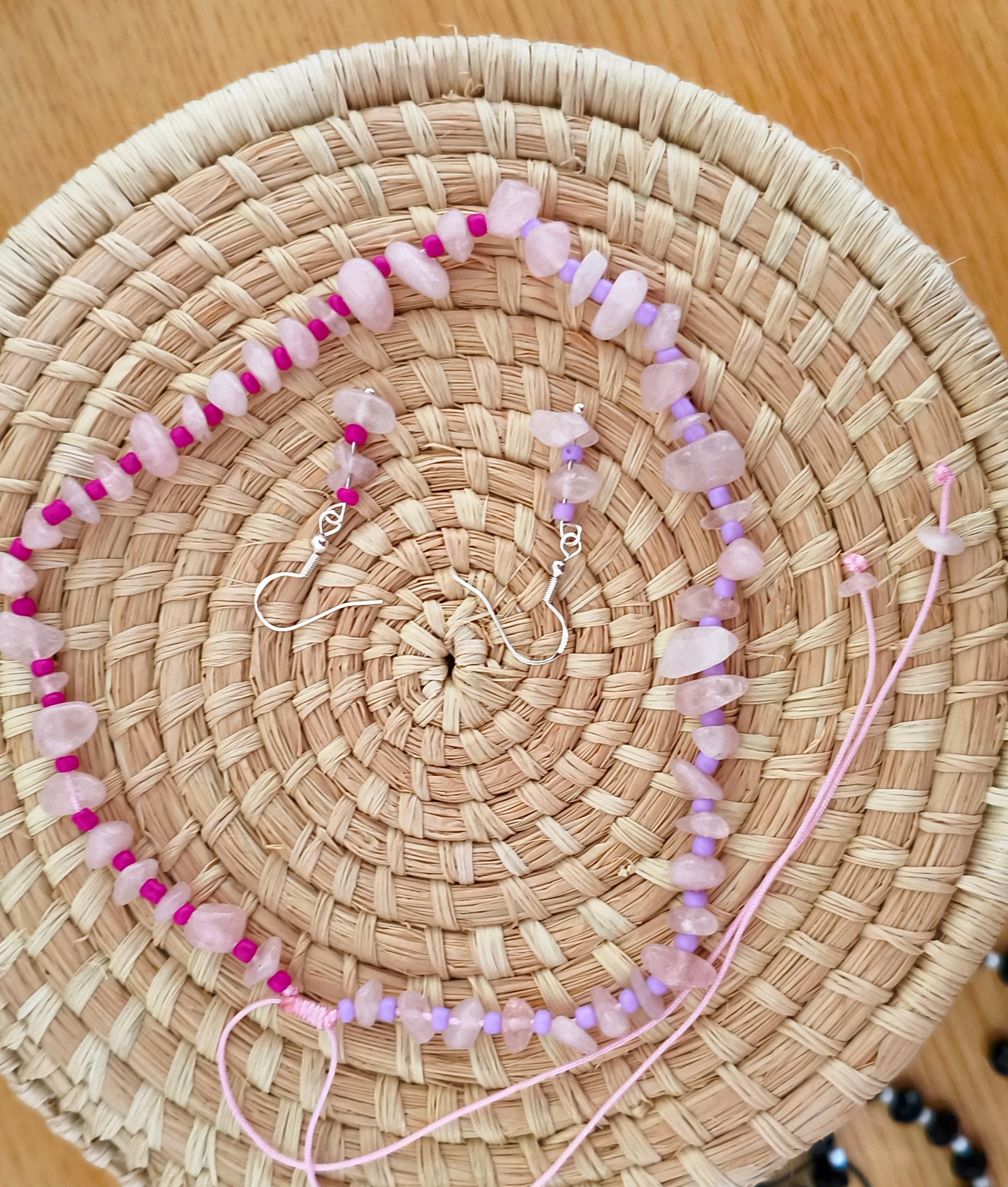 🩷Necklace and earring Set💜