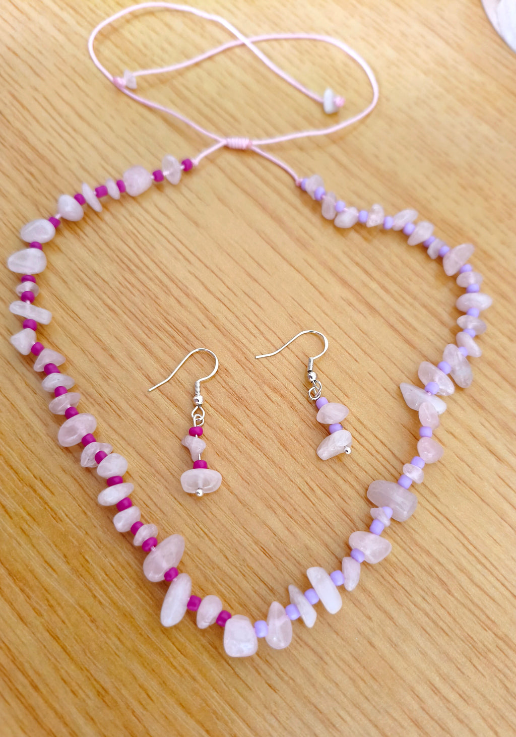 🩷Necklace and earring Set💜