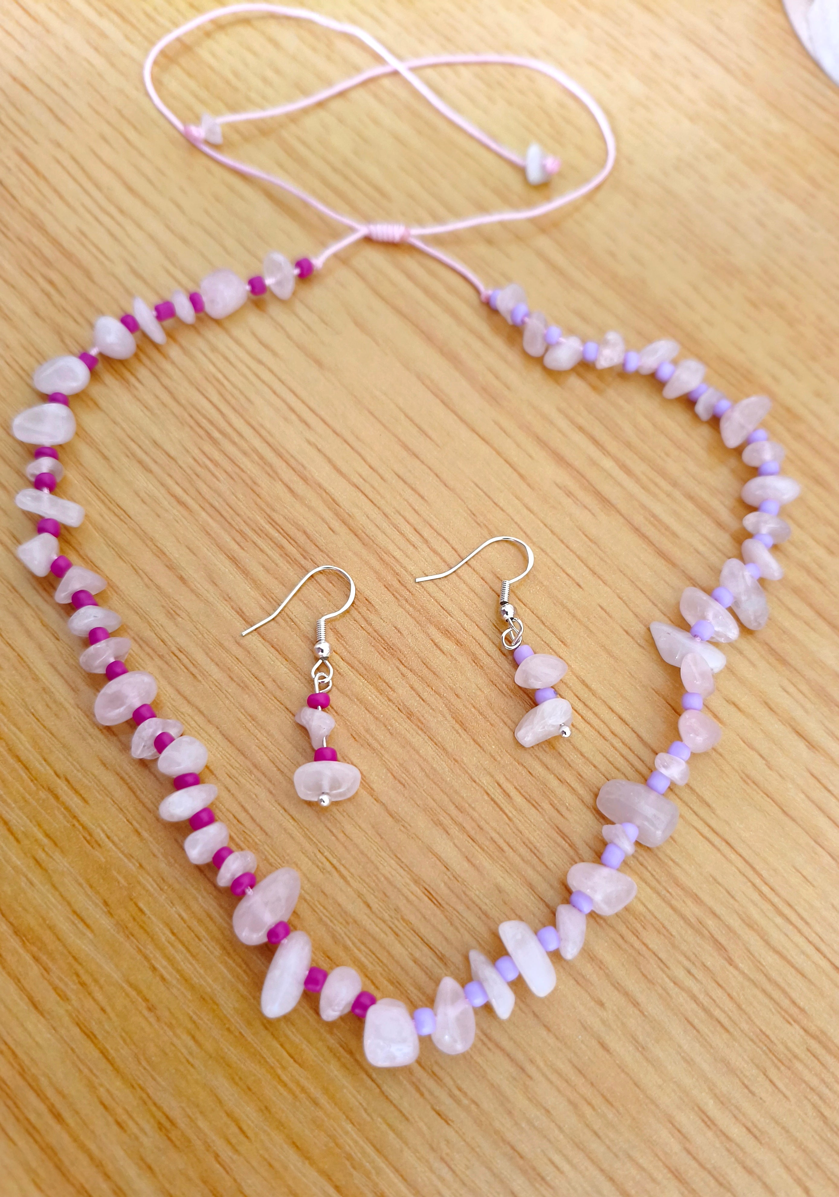 🩷Necklace and earring Set💜